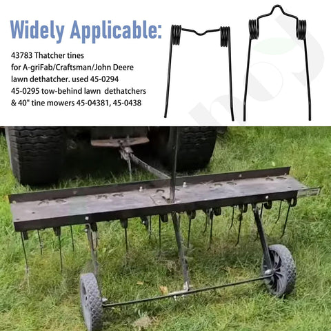 Braveboy 43783 dethatcher attachment reliably uproots weeds in dense turf