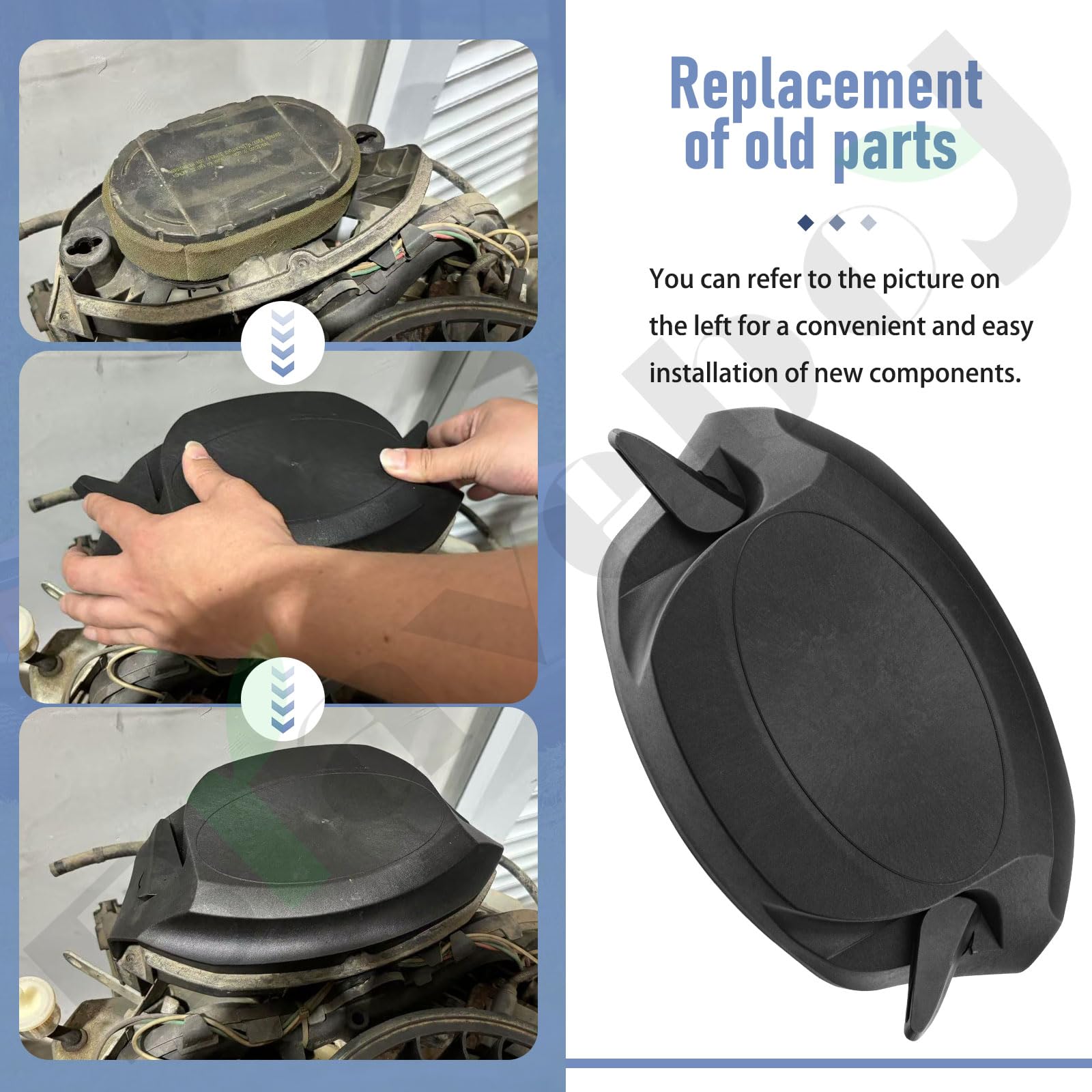 Braveboy air filter cover assembly compatibility with multiple Kohler models for versatile lawn care.