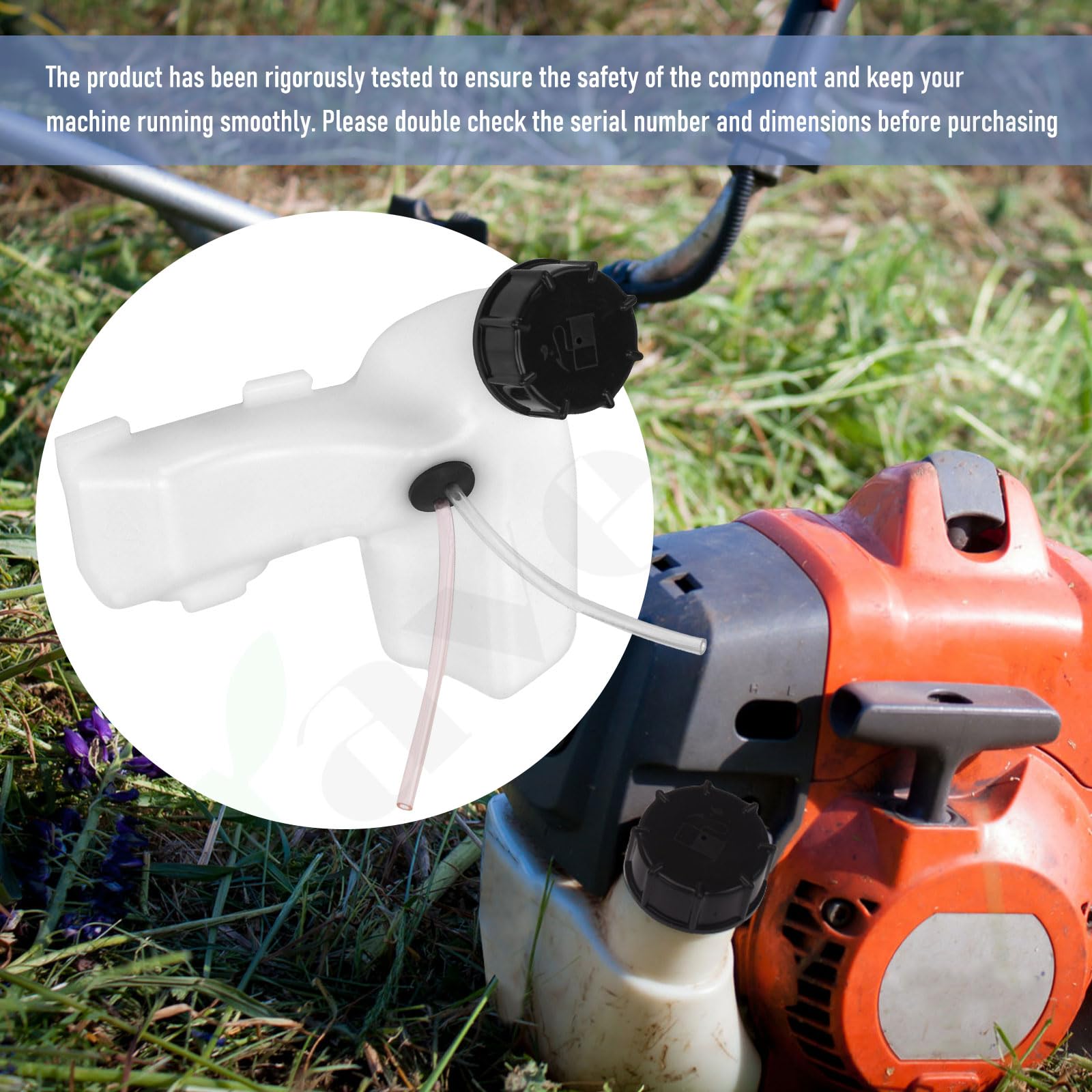 Braveboy easy-install fuel-tank with filter supports reliable operation.