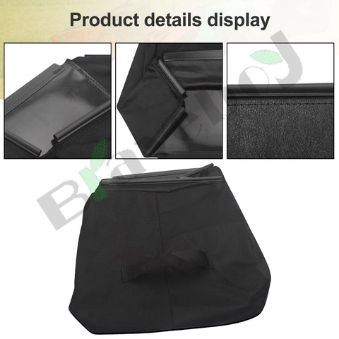 Braveboy grass bag installation guide image shows easy replacement steps