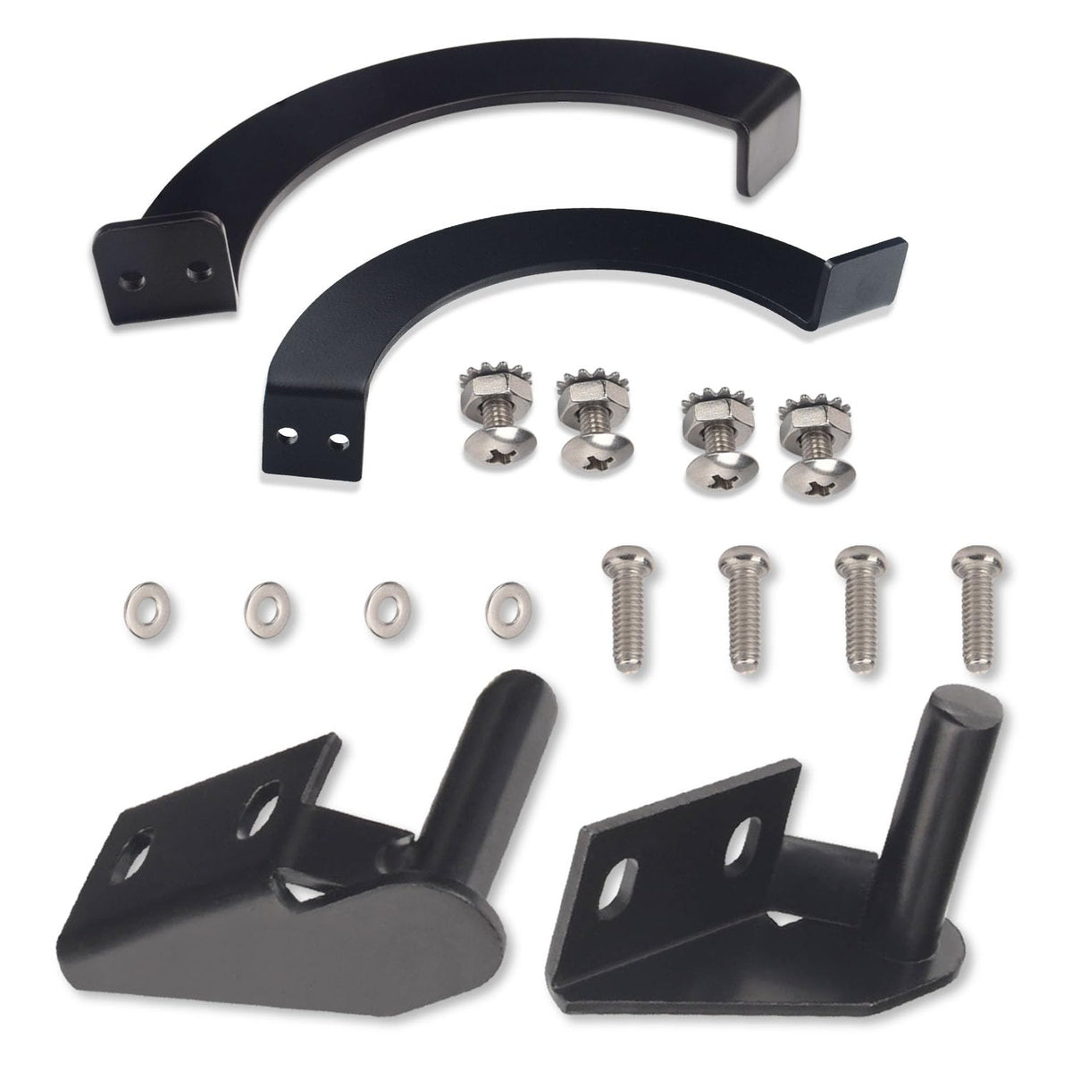 Braveboy Grills side door stop arc improves lid control on Traeger grills