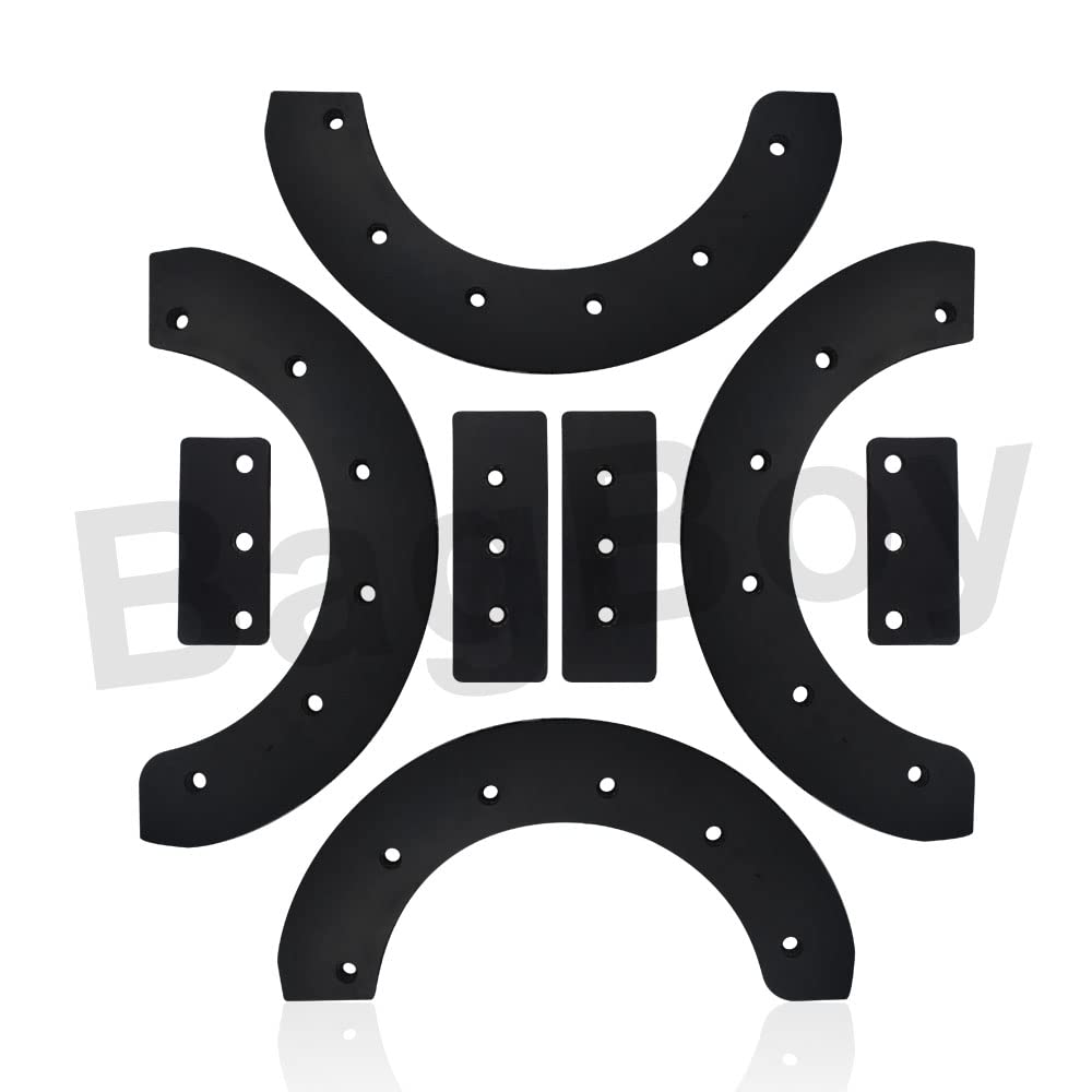 Half-round paddles from Braveboy kit designed for 20-22 inch snow throwers