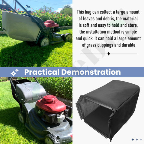 Braveboy bag installed on a compatible mower for quick setup