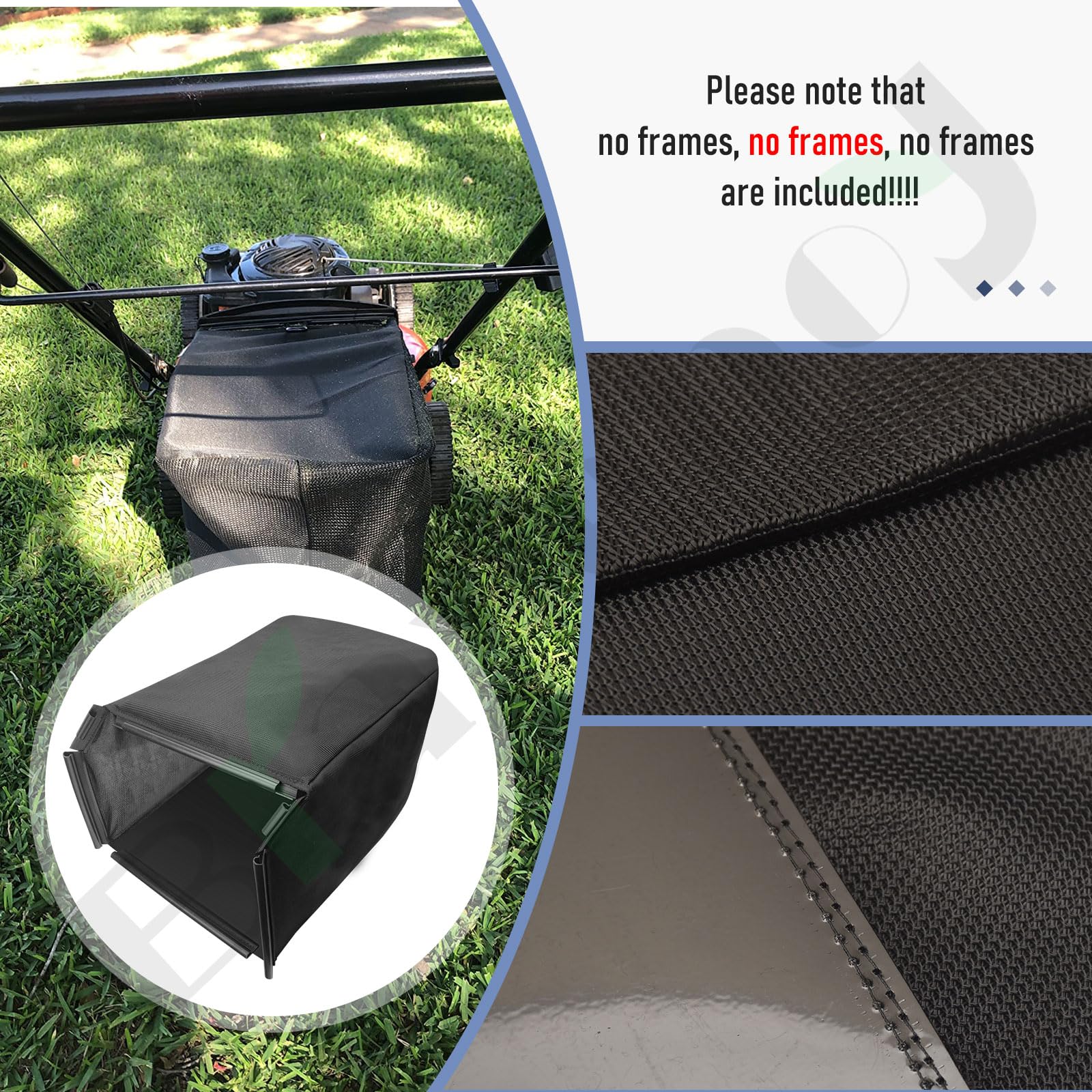 Braveboy bag demonstrates quick installation on a mower