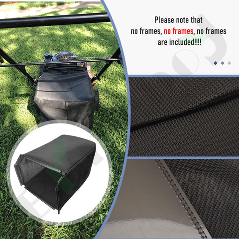 Braveboy bag demonstrates quick installation on a mower