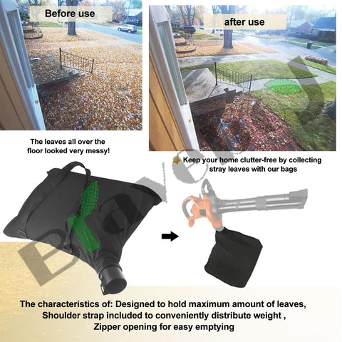 Braveboy bag zipper opening enables easy debris emptying
