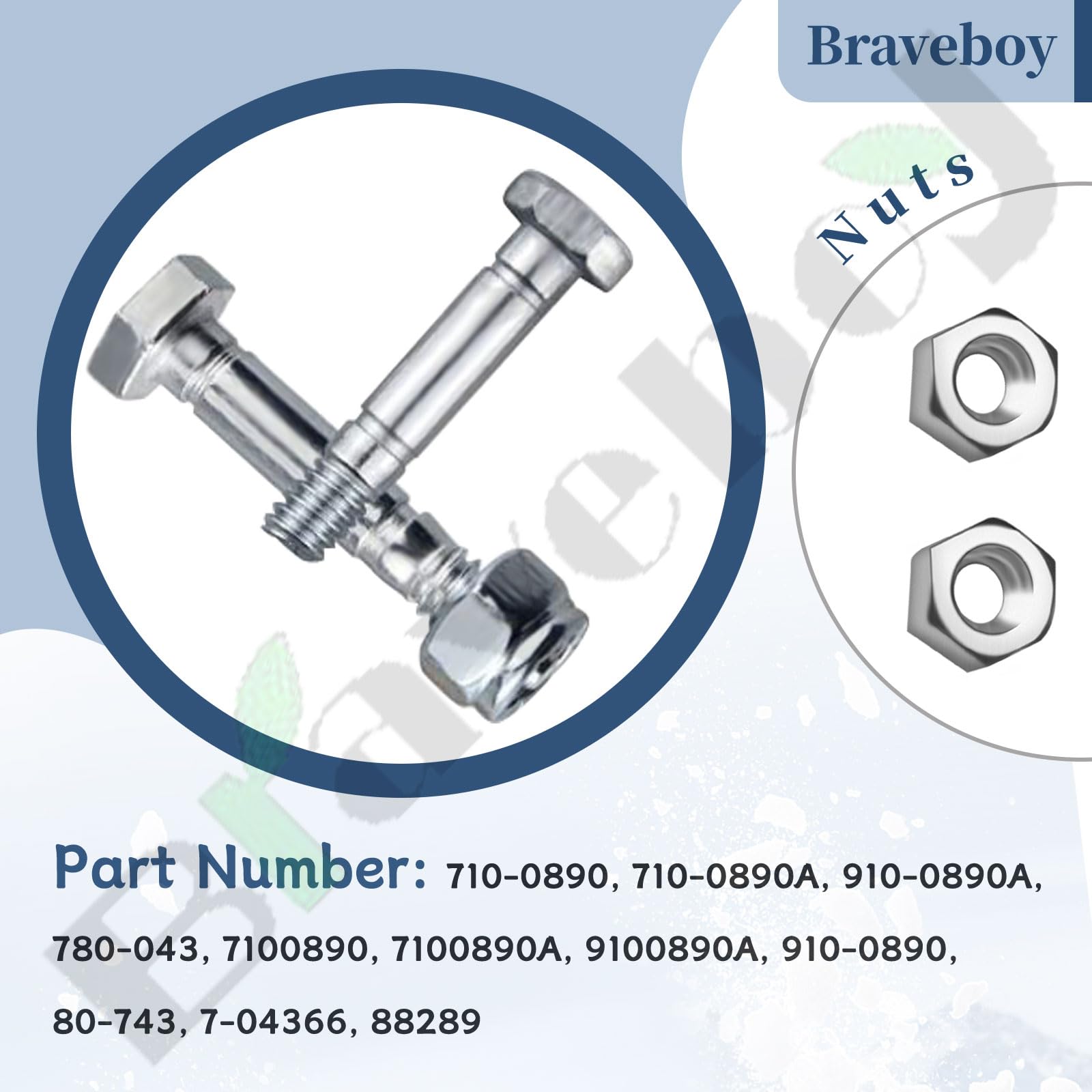 Braveboy rugged metal pins for cold-season use near auger.