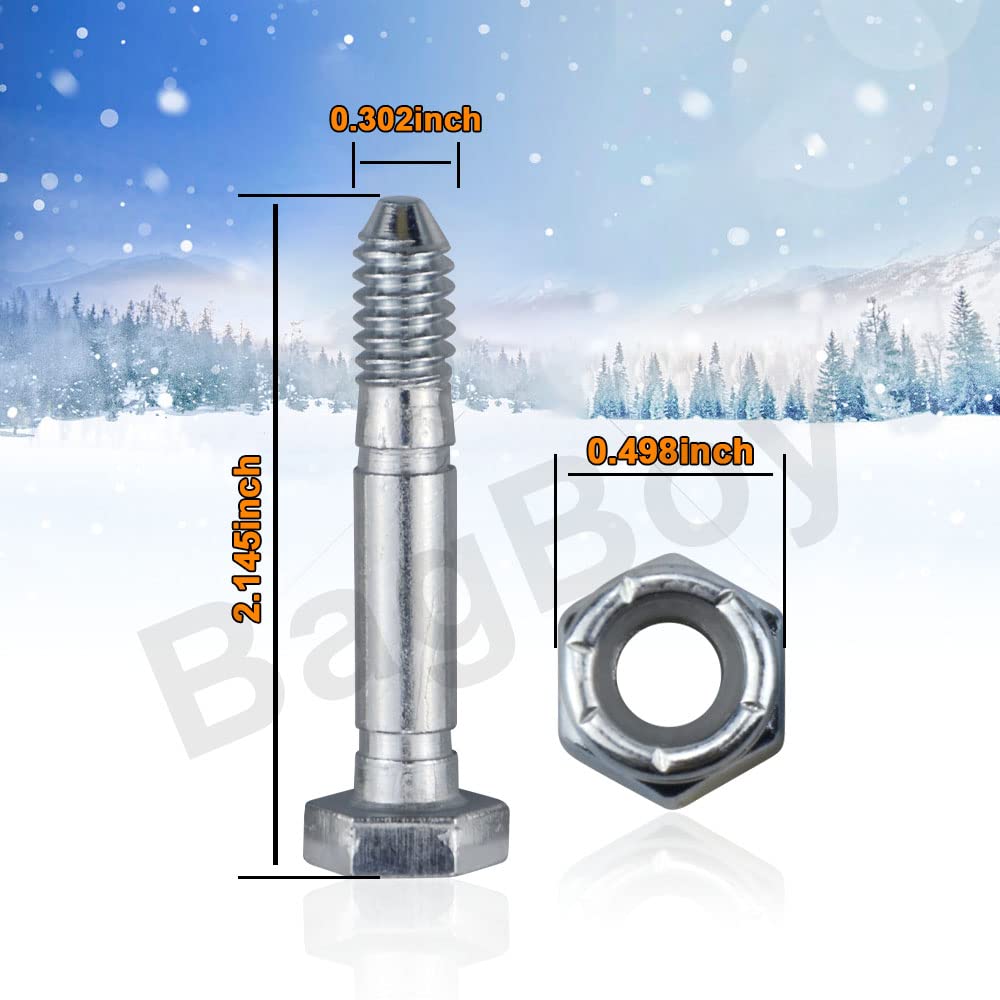Braveboy bolts pack shown for maintenance on compatible snow blowers