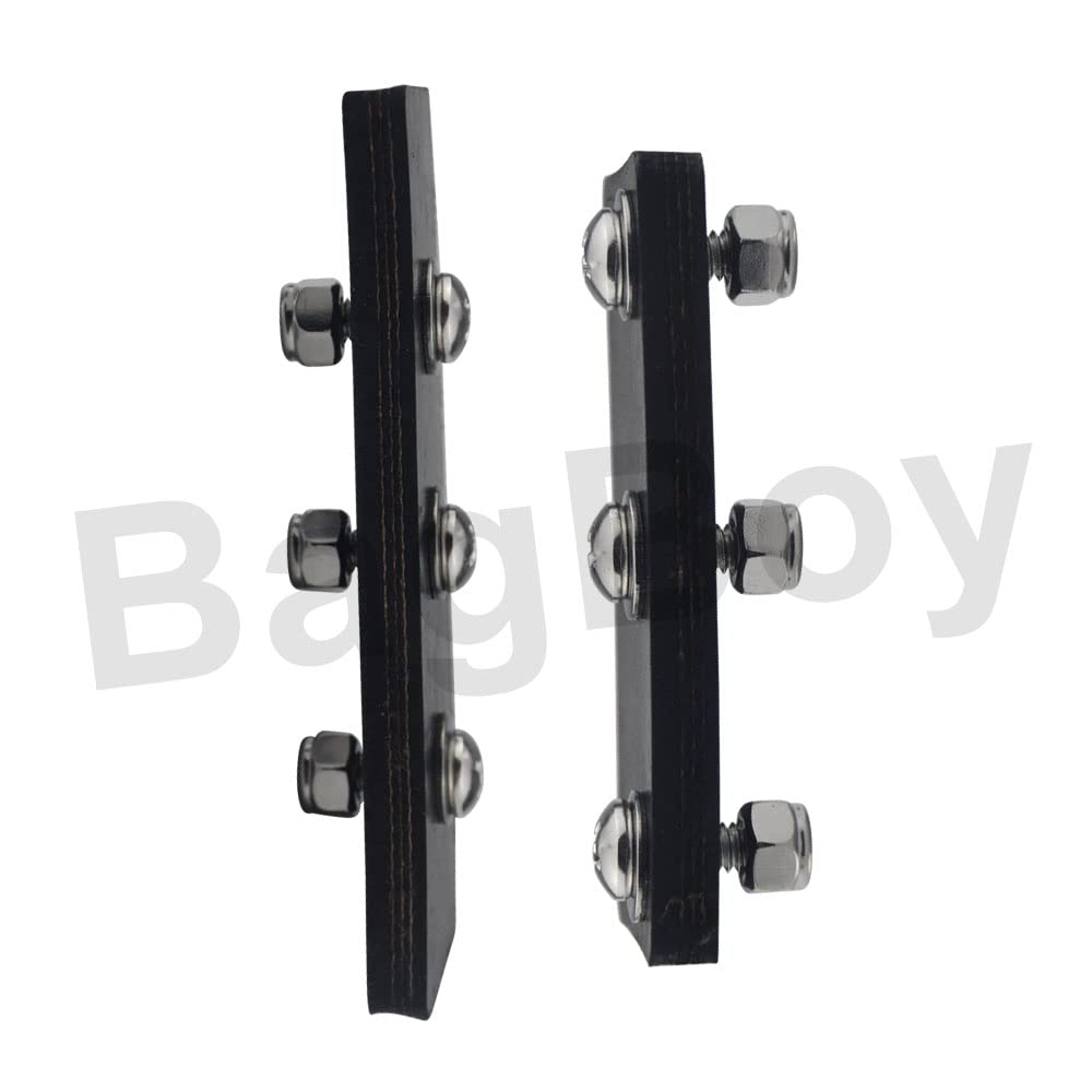 Stainless bolts, nuts, and washers from Braveboy kit protect paddles