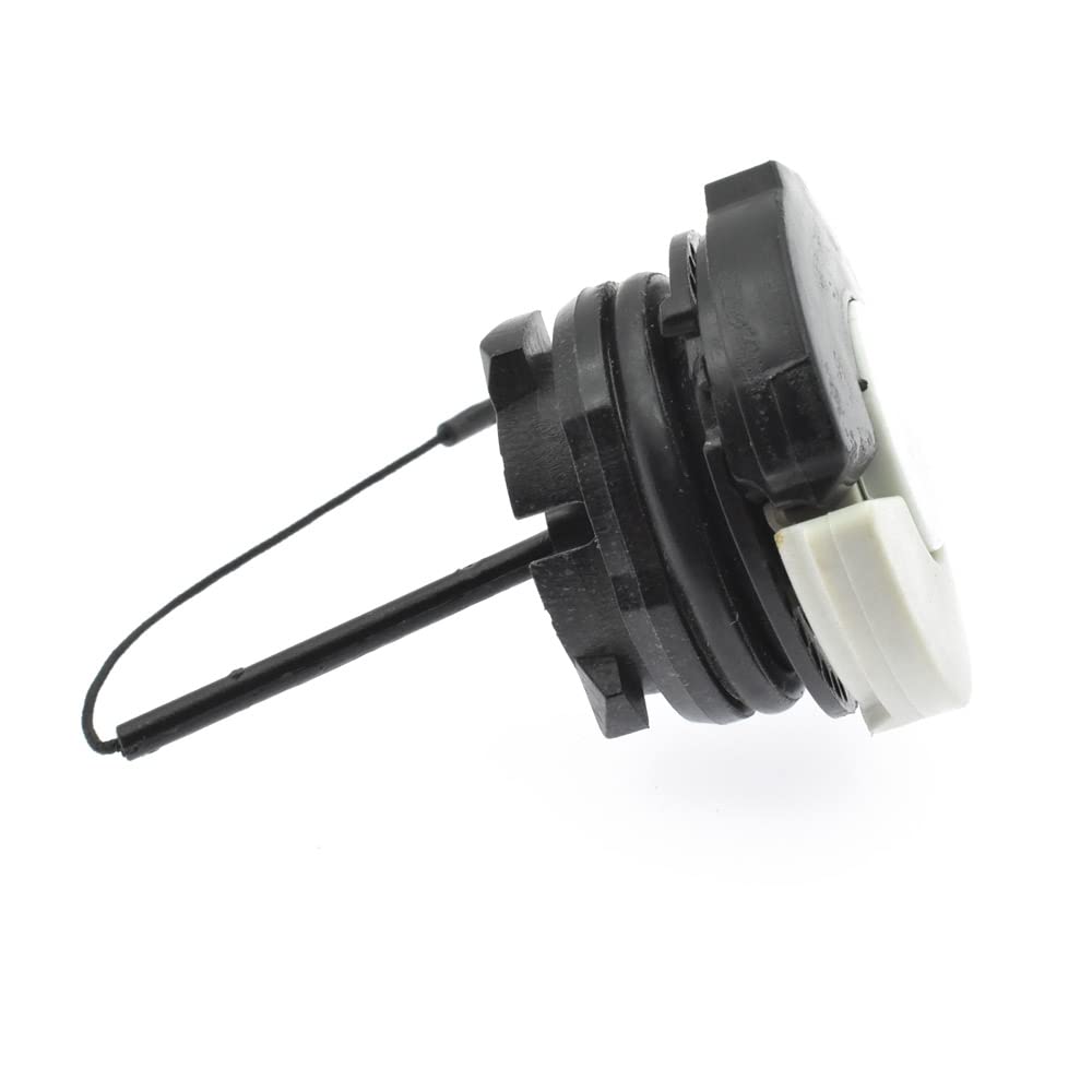 BRAVECOW fuel cap installation step showing simple hand-fit