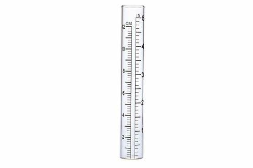 BRAVECOW glass tube with two-scale readings for quick rainfall measurement