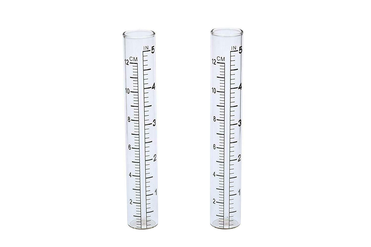 BRAVECOW rain gauge tube shows accurate rainfall reading