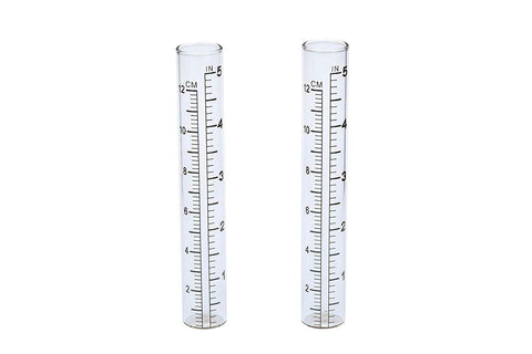 BRAVECOW rain gauge tube shows accurate rainfall reading