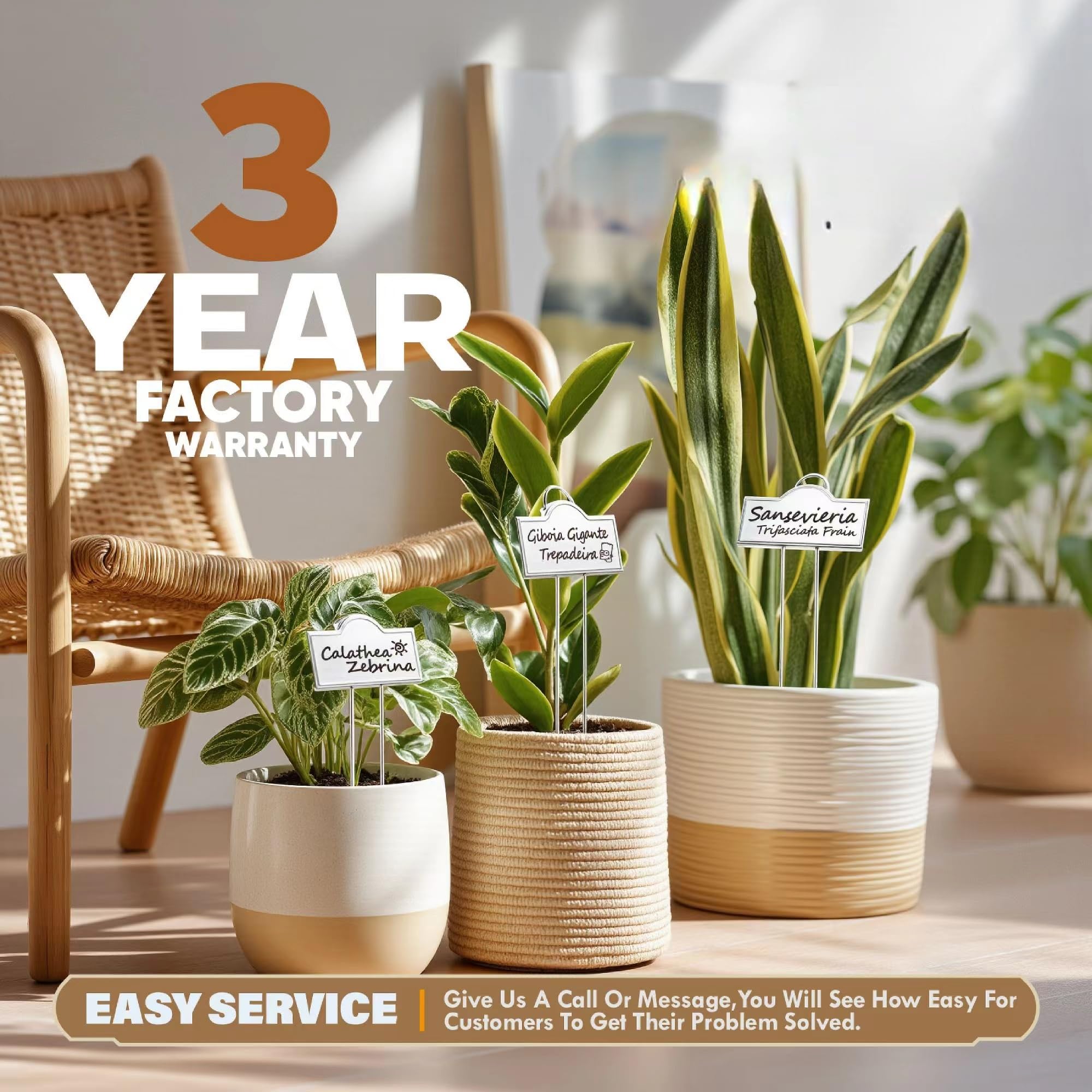 Bravex 25-pack garden labels support long-term plant tracking