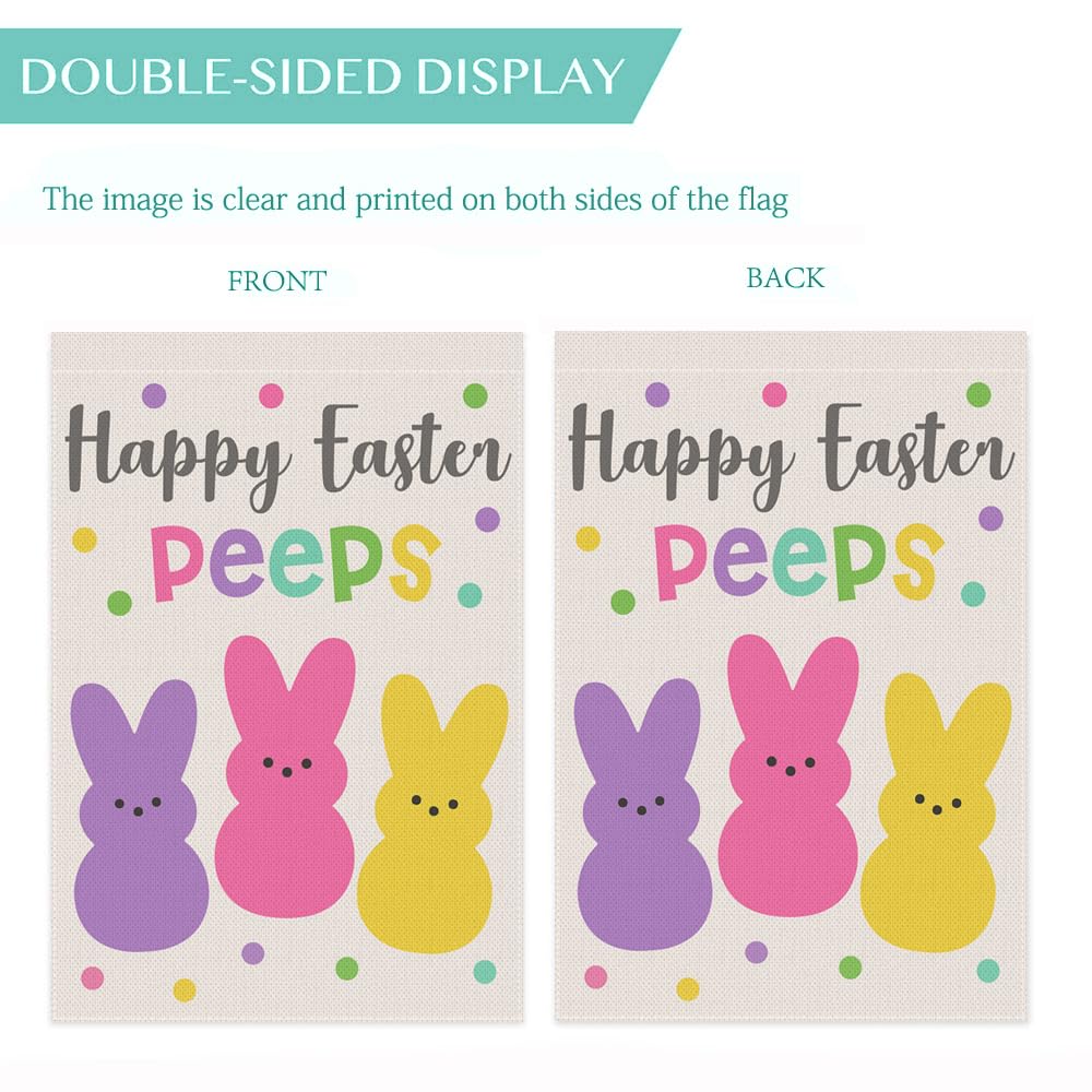 Bravilan Welcome Easter flag weather resistant for year-round outdoor use
