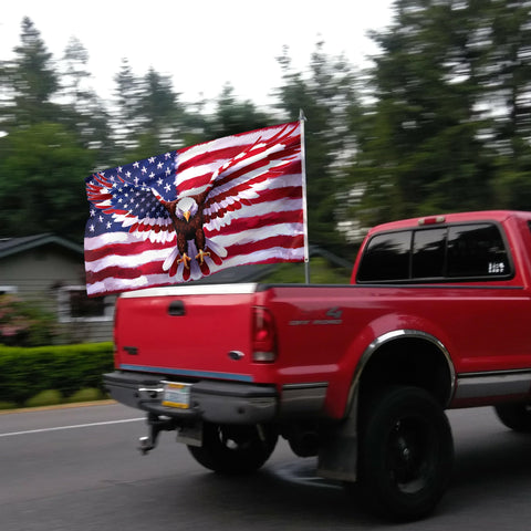 BRAVITA Eagle Flag ideal for patriotic events like 4th of July