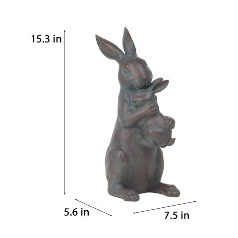 Braxio Bunny garden-yard-display as a playful focal point amid blooms