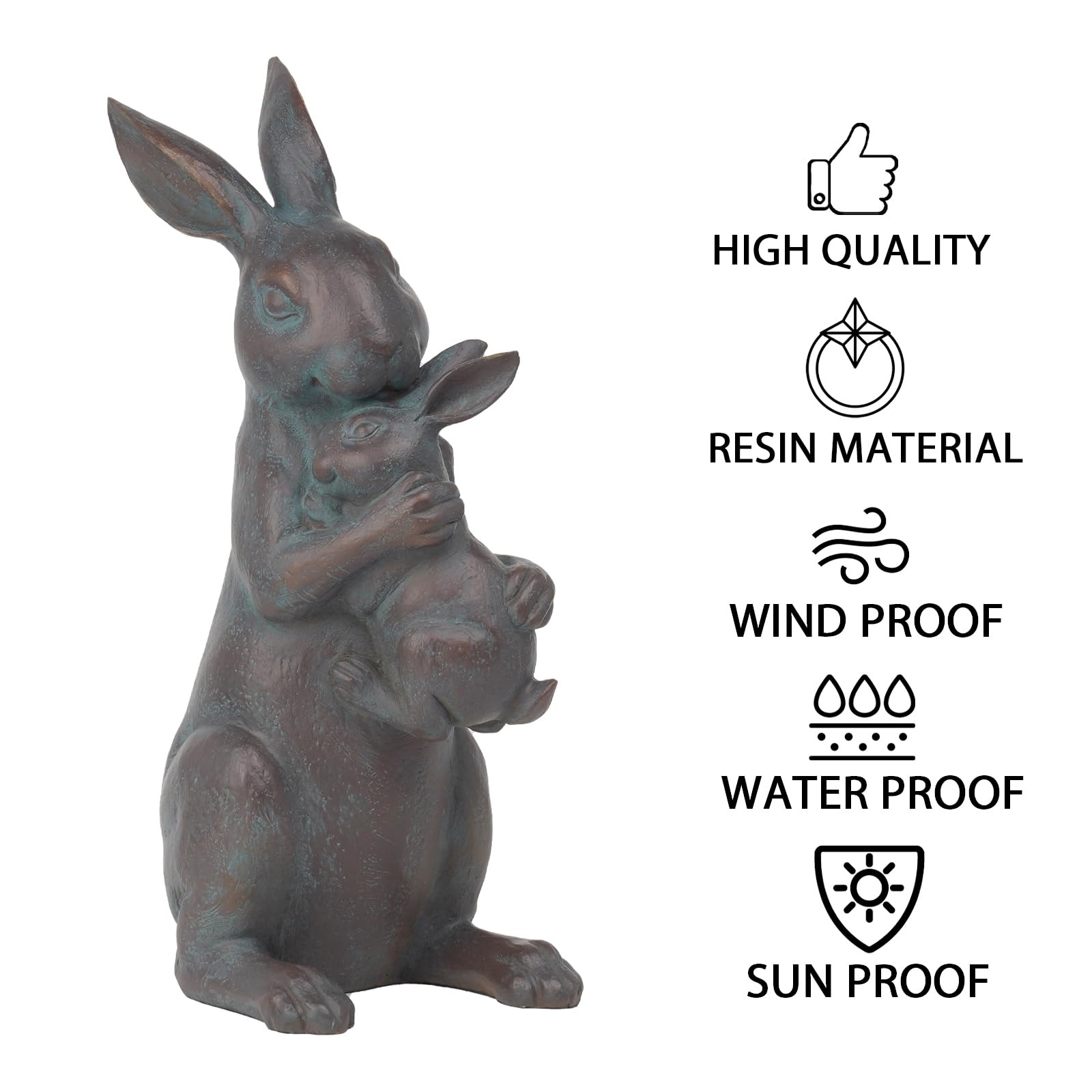 Braxio Bunny night-sunlight-reflection adds subtle shimmer at dusk