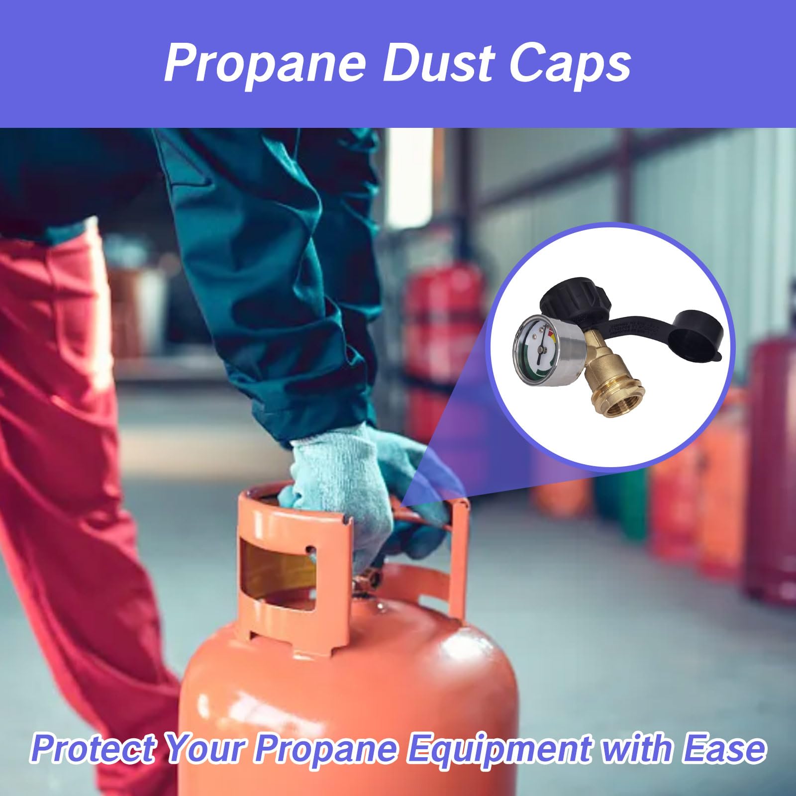 BRBASAP LP OPD valve-cover protects fittings from dust and debris.