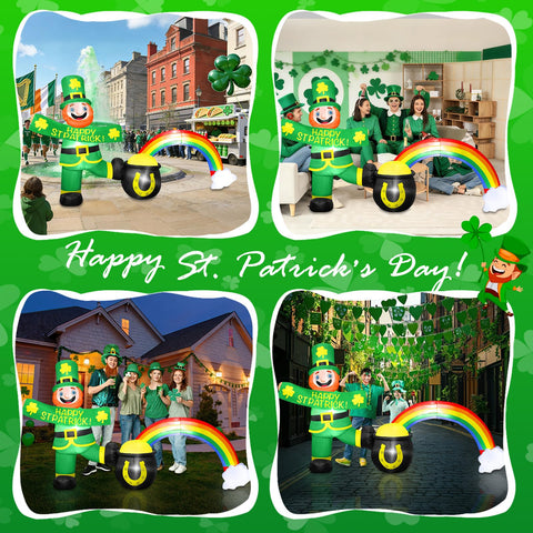 BRDJade Complete St Patrick's Day yard decor for gatherings and photo ops