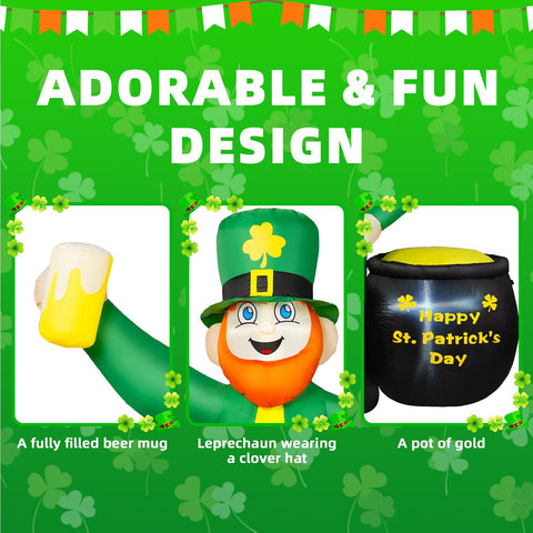 BRDJade durable outdoor yard decor for St Patrick's Day celebrations