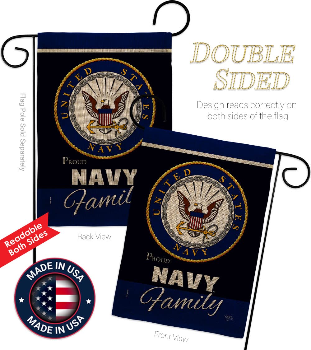 Breeze Decor double-sided garden flag for visible messages from either direction
