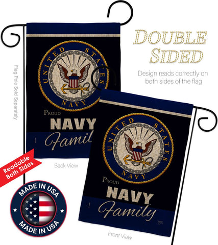 Breeze Decor double-sided garden flag for visible messages from either direction
