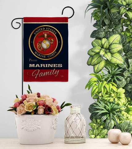 Marine veteran themed Breeze Decor flag ideal for tribute displays