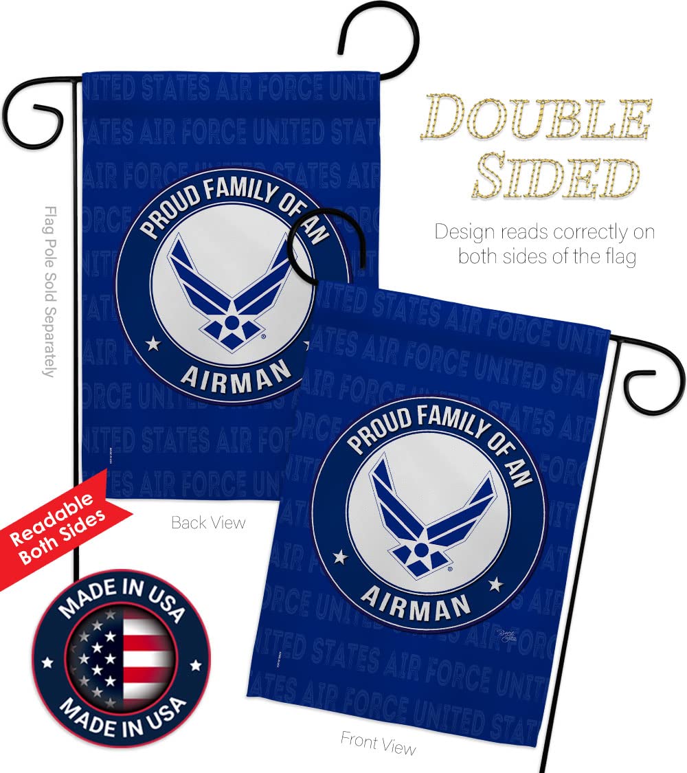 Breeze Decor Proud Family Airman flag durable polyester for outdoor use