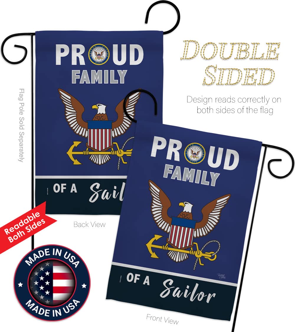Breeze Decor Proud Family Sailor flag fabric close-up reveals soft Pro Guard touch