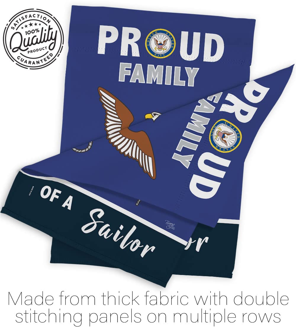 Breeze Decor Proud Family Sailor flag versatile for indoor and outdoor decor