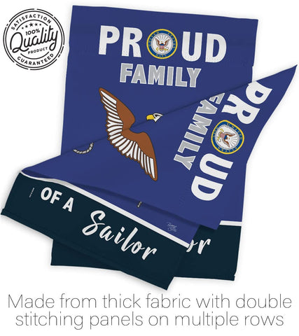 Breeze Decor Proud Family Sailor flag versatile for indoor and outdoor decor