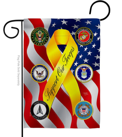 Breeze Decor flag front view showing durable outdoor design.