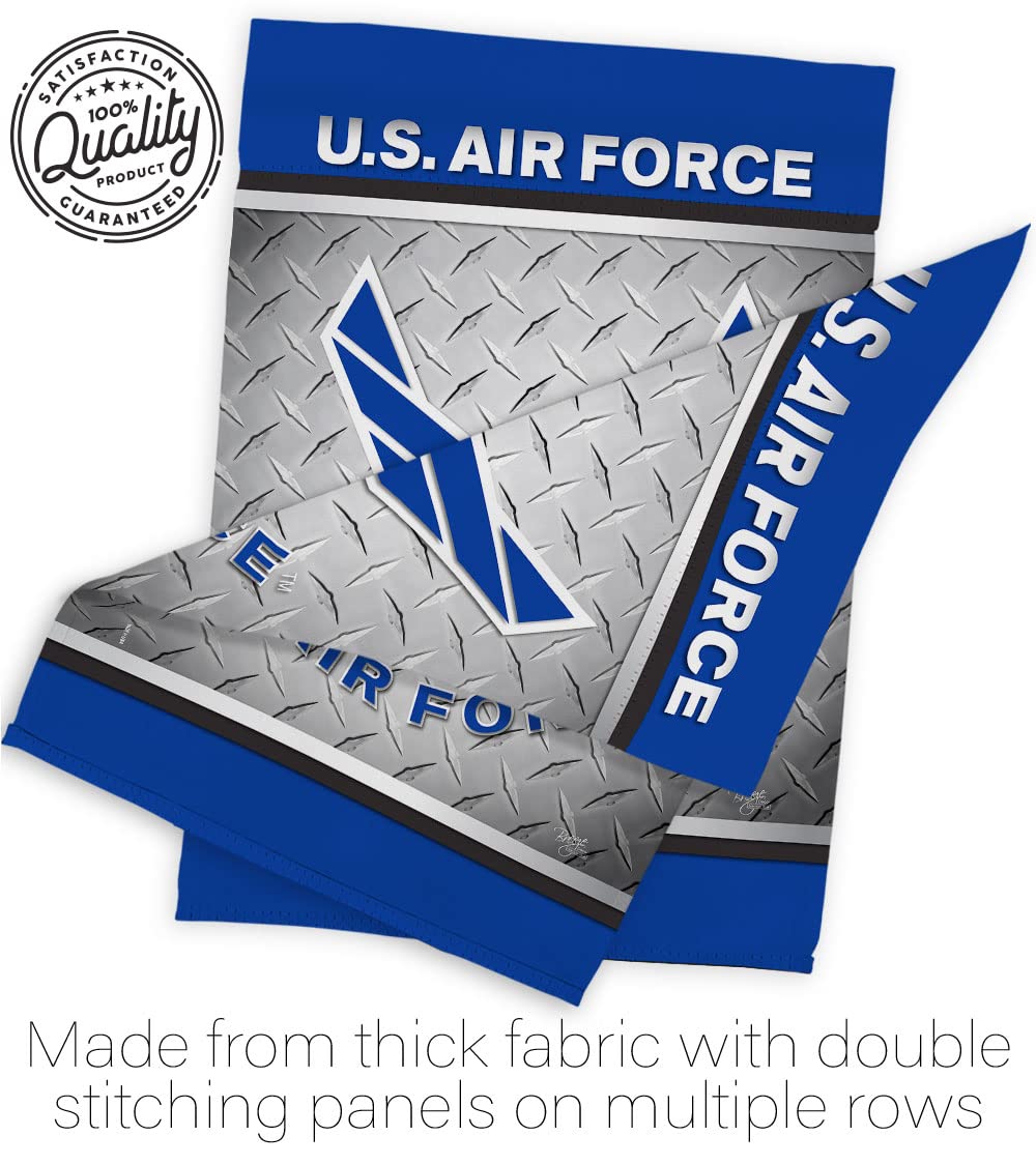 Breeze Decor 13x18-5 flag enhances patio decor with patriotism.