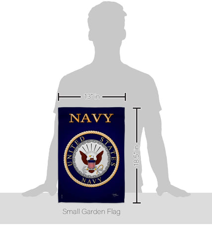 Breeze Decor US Navy flag stitching closeup shows double stitched durability