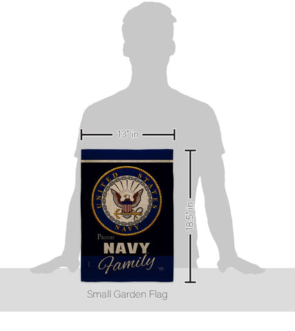 Breeze Decor USN Seabee garden flag; durable for yard or porch decor
