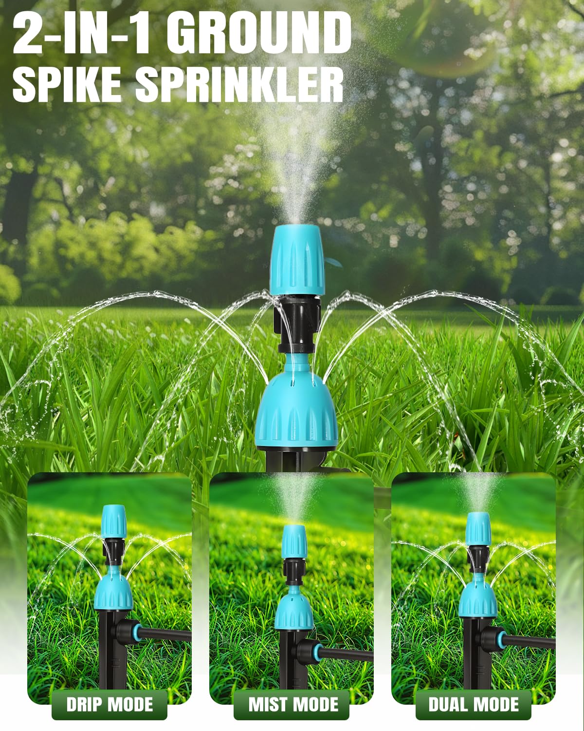 Breeze Touch 1/2in hose assembly enabling flexible garden spacing