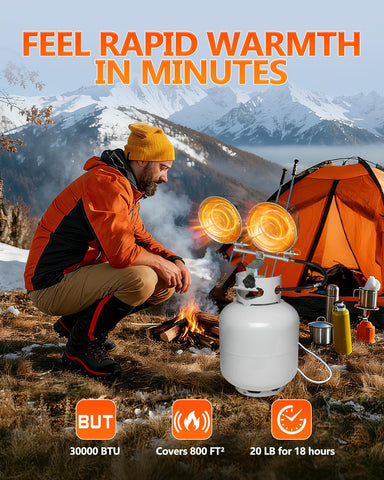 Breeze Touch DT heater heat settings dial for precise comfort control.