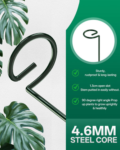 Breeze Touch twist ties secure stems gently for stable growth.