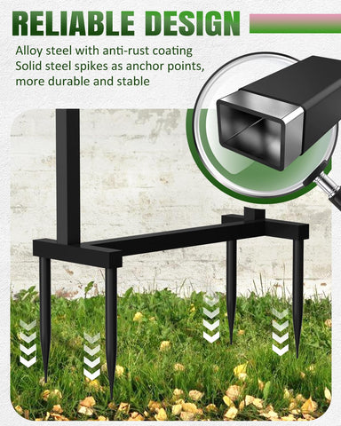 Breeze Touch weather-resistant steel storage for outdoor hose maintenance