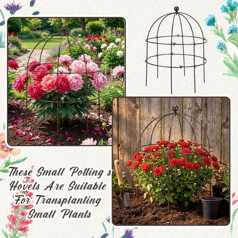 BreezeHug 5mm solid metal tubing ensures sturdy, weather-resistant garden trellis.