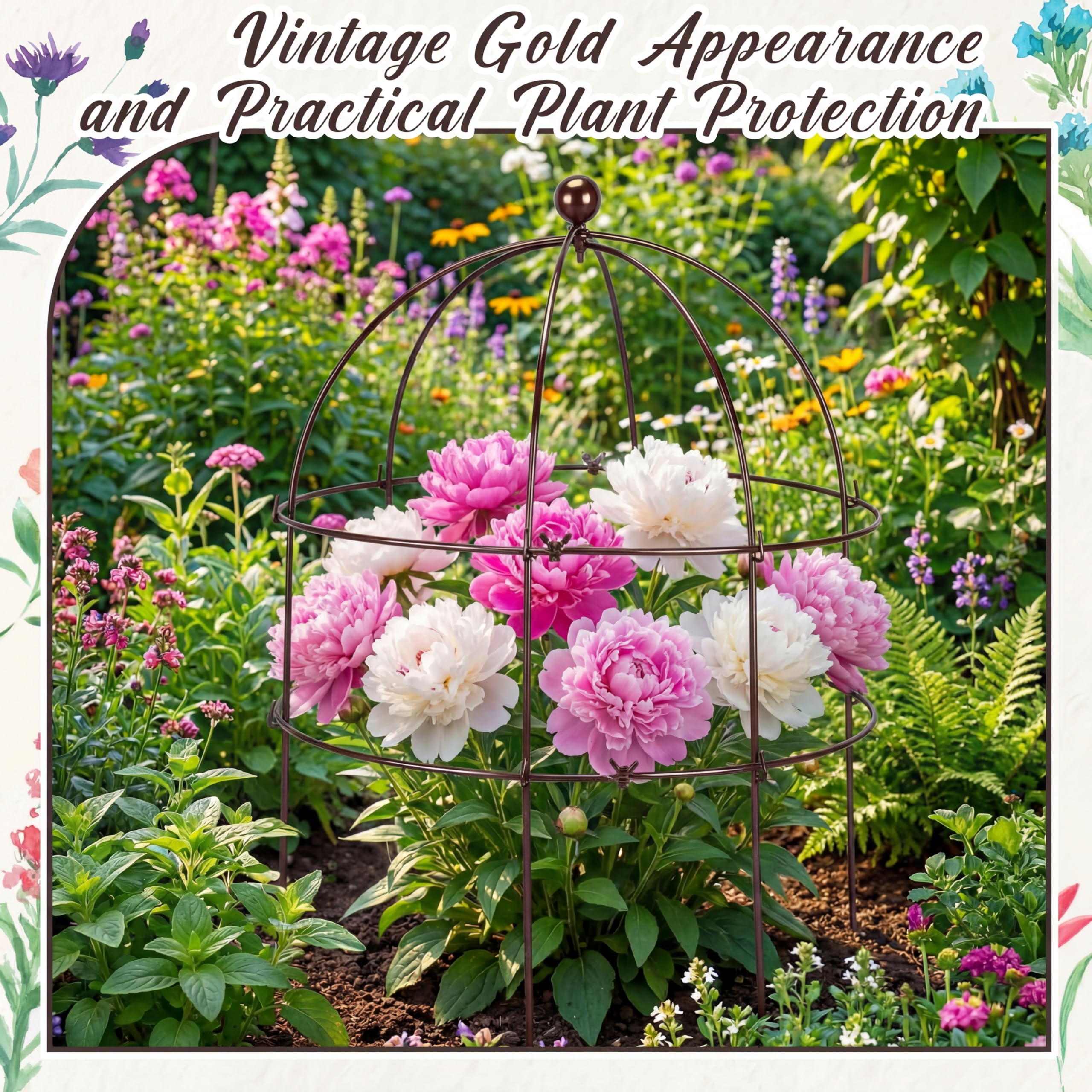 BreezeHug indoor and outdoor use ideal for decorating beds while guiding blooms.