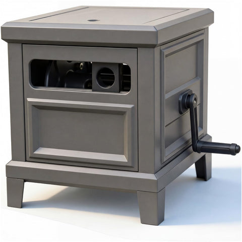 BreezeReel deck box hose storage for tidy outdoor use and easy access.