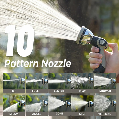 BreezeReel high-flow 5/8 inch hose improves water delivery for larger tasks.