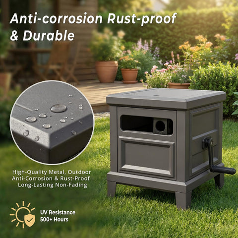 BreezeReel leak-proof aluminum connection ensures tight seals and steady water flow.