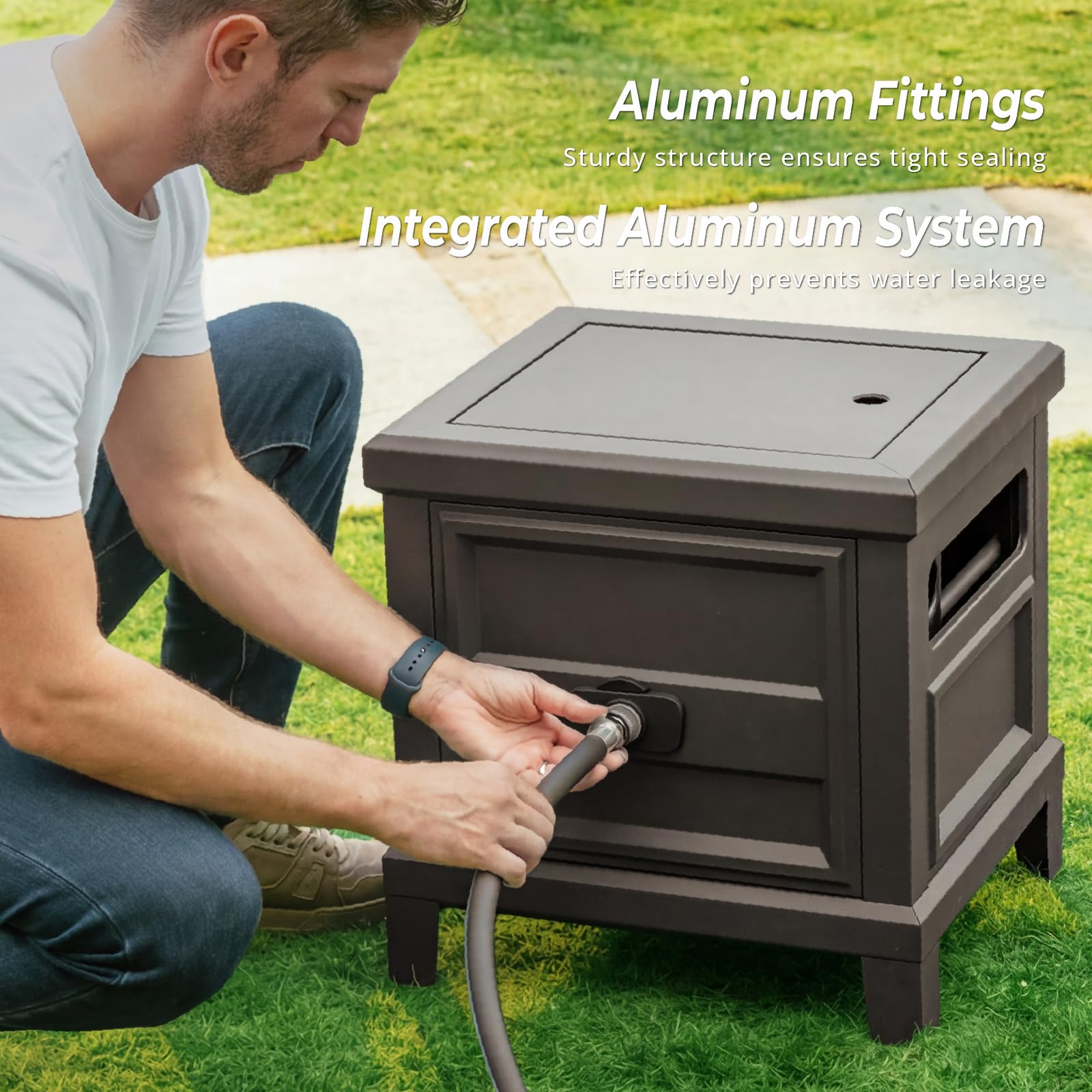 BreezeReel no-mount design allows flexible placement anywhere.