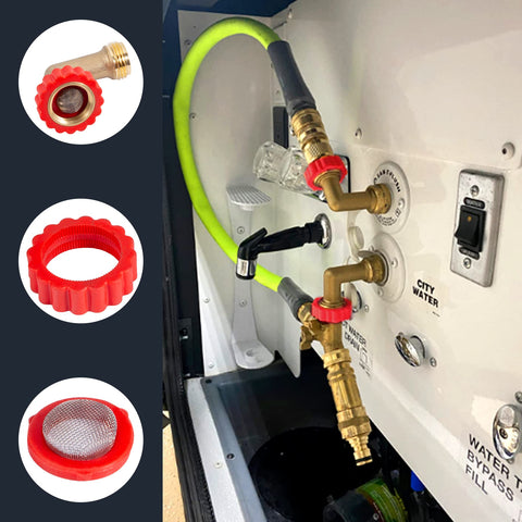 Breezliy hose filter screen helps block debris and protect the line