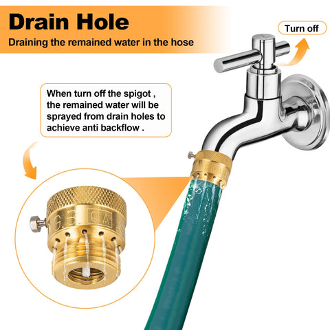 Sturdy Breezliy brass construction supports durable outdoor use and reliability.