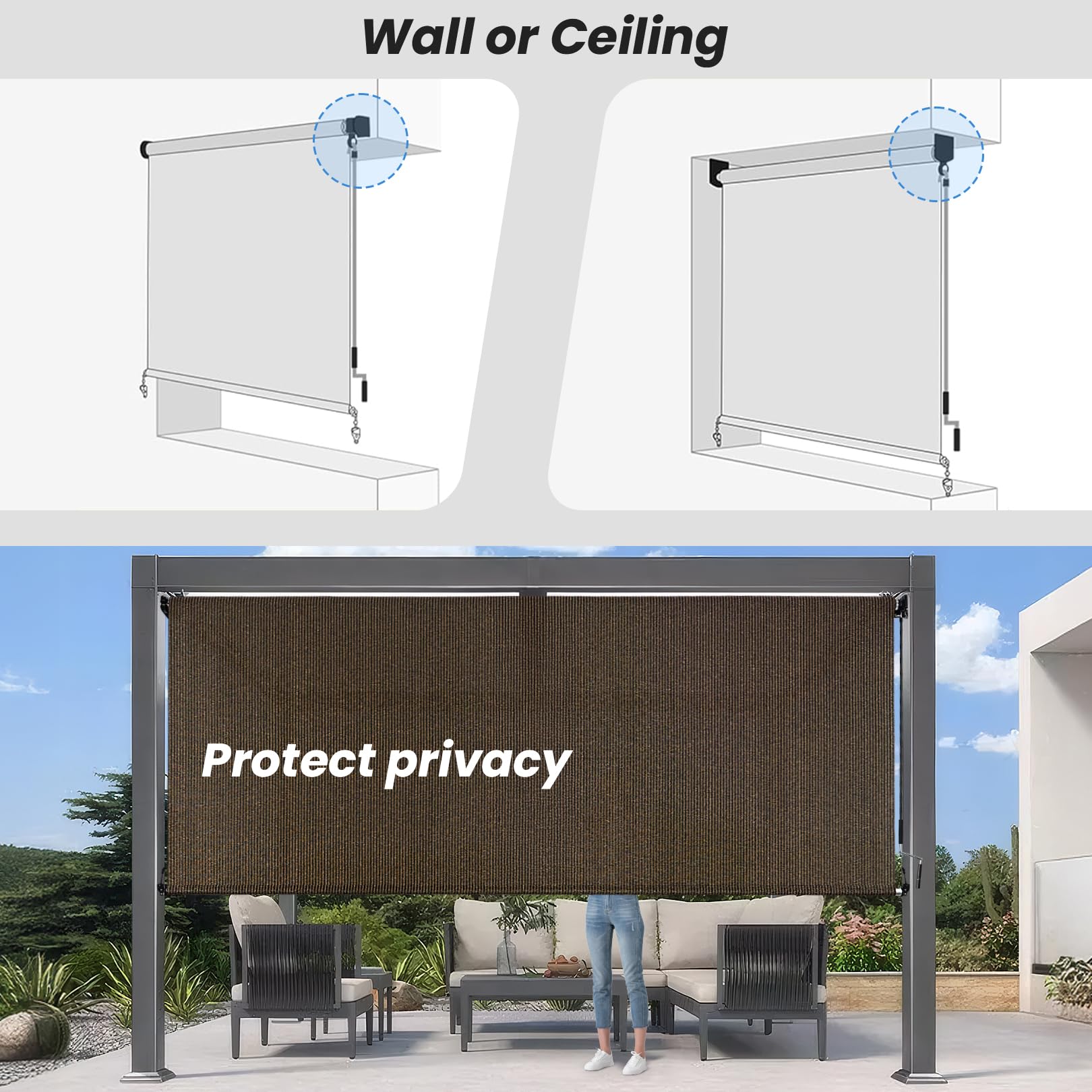 Breezombra 15-minute install template speeds mounting on walls or ceilings.
