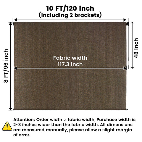 Shade cleanable with a damp cloth for easy maintenance